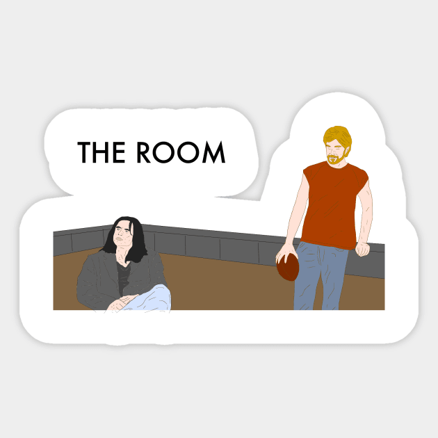 The Room Sticker by VideoNasties